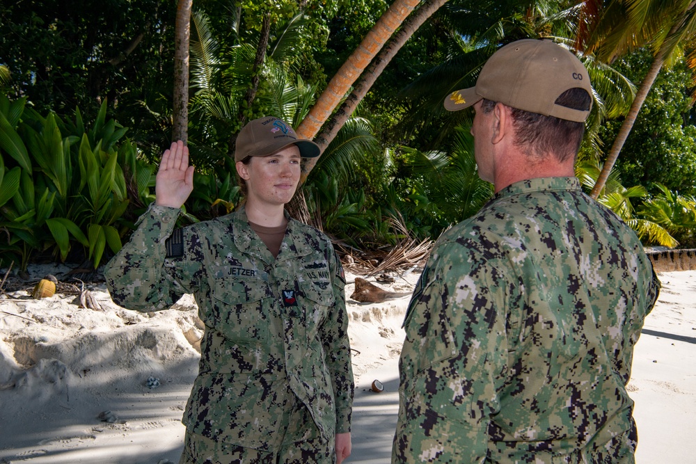 MC1 Jetzer Reenlistment