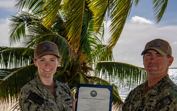 MC1 Jetzer Reenlistment