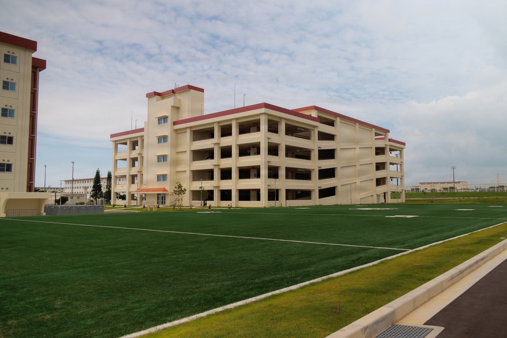 Ribbon Cutting Ceremony for New Camp Hansen Barracks