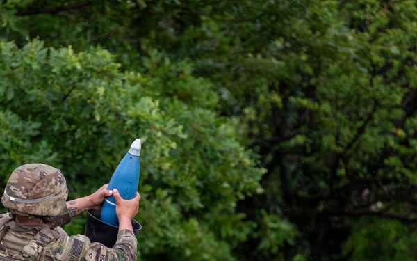 1st Armored Division mortar crews conduct live-fire training in Bulgaria
