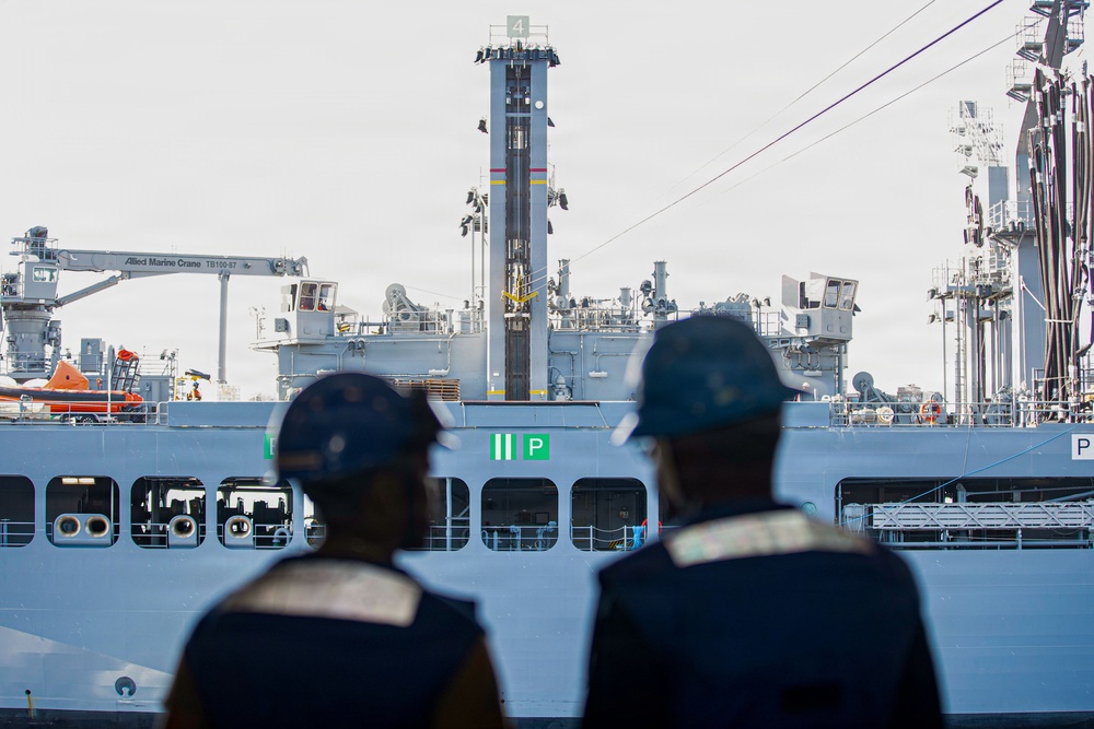 George Washington Conducts Fueling at Sea