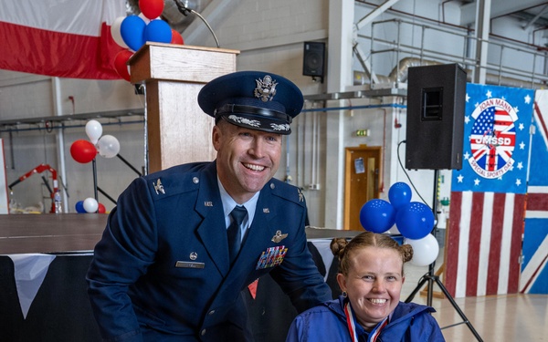 Team Mildenhall holds 43rd annual Joan Mann Special Sports Day