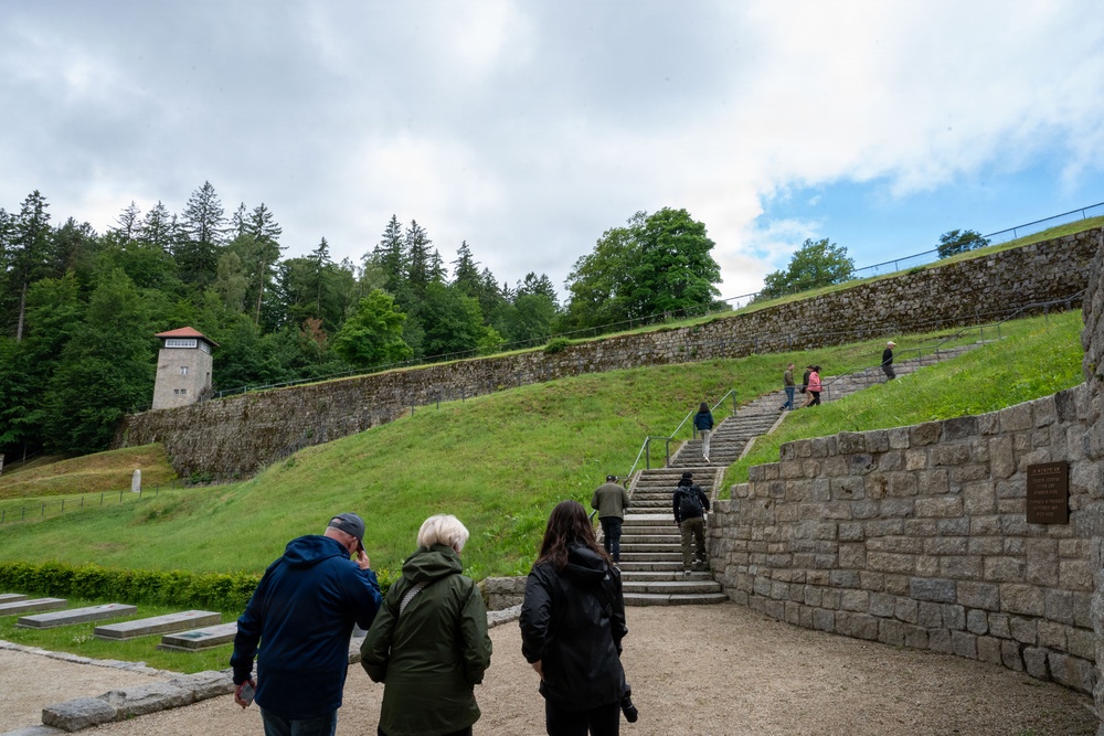 7th ATC Soldiers and Civilians Visit Flossenburg Concentration Camp