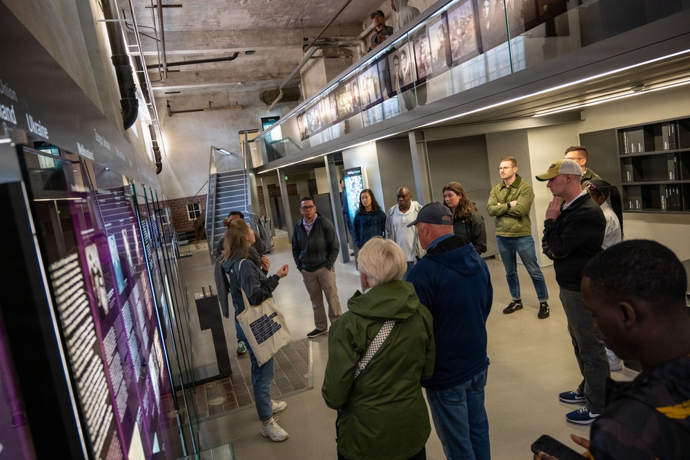 7th ATC Soldiers and Civilians Visit Flossenburg Concentration Camp
