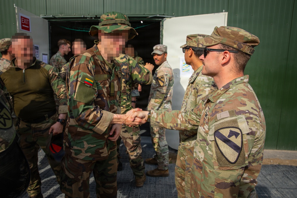 U.S. Soldiers Train and Graduate Lithuanian Riflemen's Union Commandos
