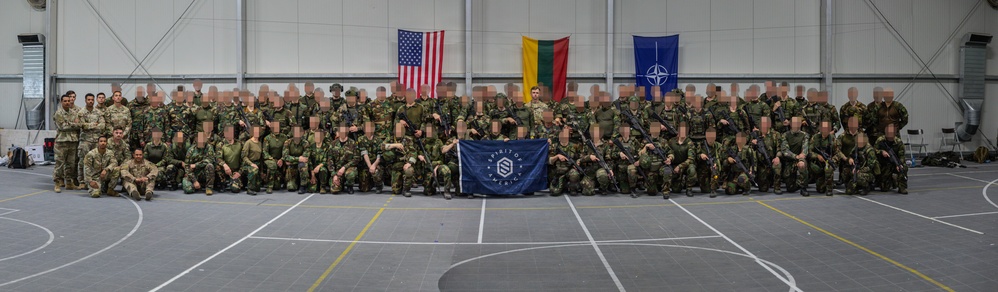U.S. Soldiers Train and Graduate Lithuanian Riflemen's Union Commandos