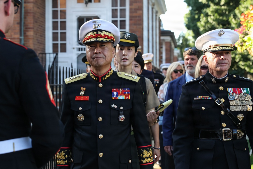 ROK CMC attends MBW Evening Parade