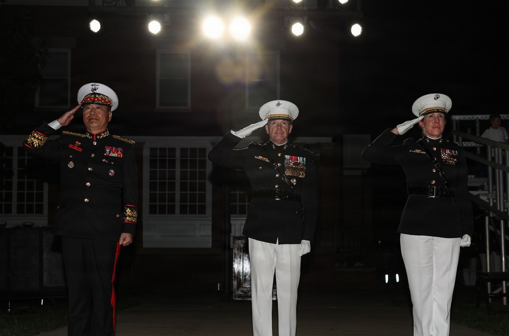 ROK CMC attends MBW Evening Parade
