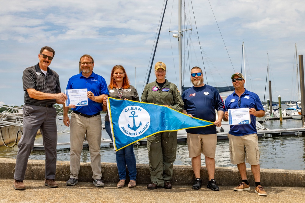 NAS Pensacola's Bayou Grande Marina Earns Clean and Resilient Environmental Award