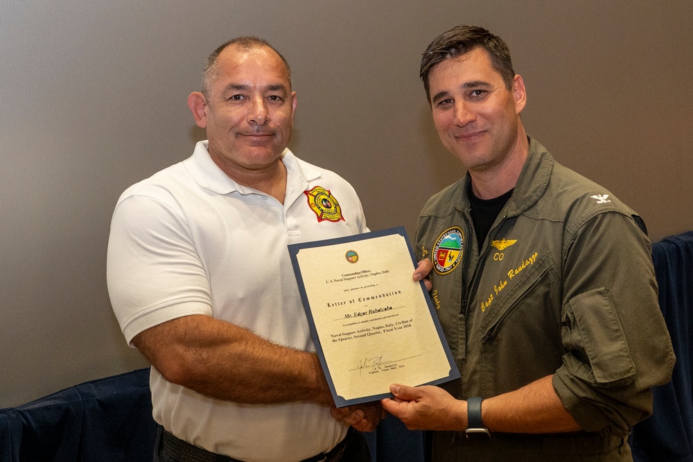 NSA Naples Awards Quarters June 2026