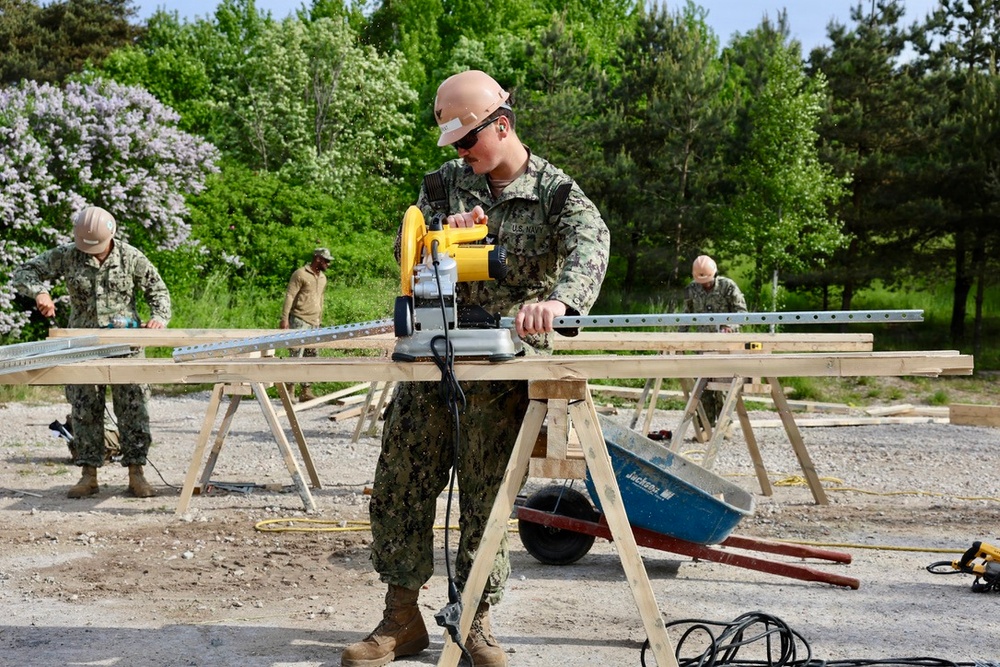 Seabees prepare for Boat Ramp Construction