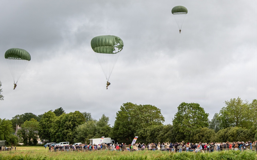 US, Allied paratroopers jump at historic drop zone in Normandy for D-Day 82