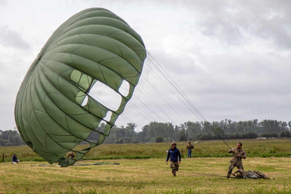 US, Allied paratroopers jump at historic drop zone in Normandy for D-Day 82