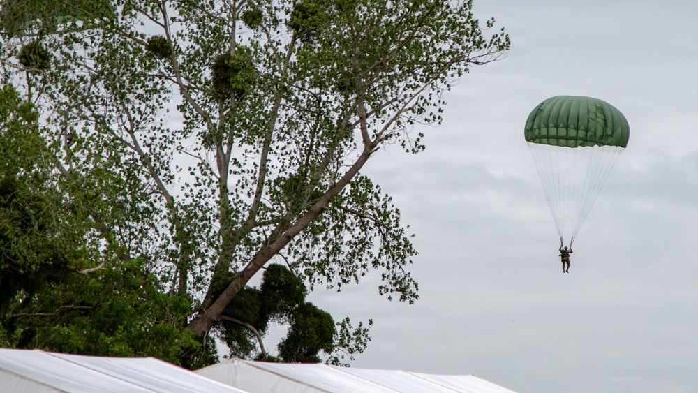 US, Allied paratroopers jump at historic drop zone in Normandy for D-Day 82