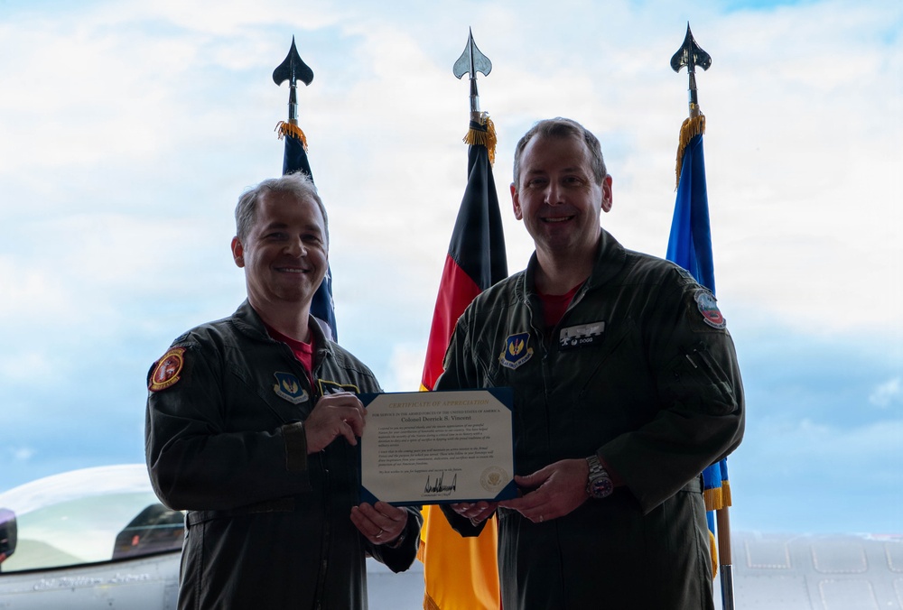 52nd Operations Group bids farewell to commander after 25 years of service