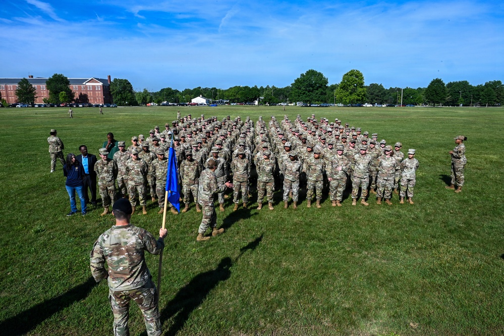 707 ISS re-designation and patching ceremony