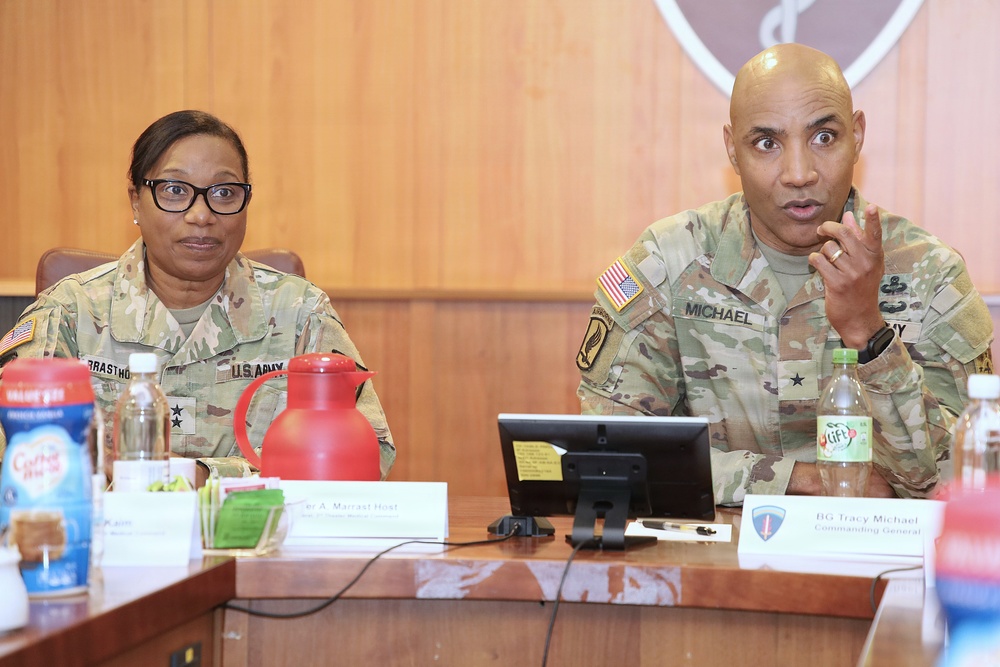 3rd Theater Medical Command (Desert Medics) visit 68th TMC