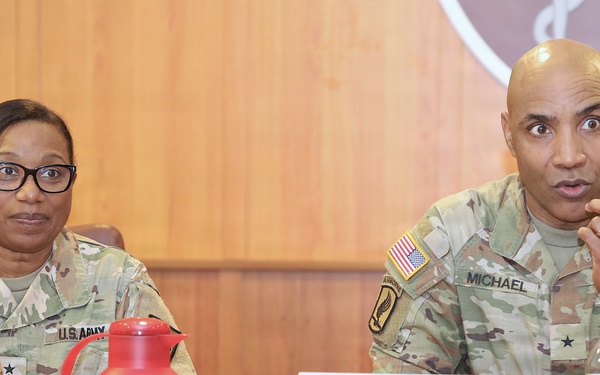 3rd Theater Medical Command (Desert Medics) visit 68th TMC