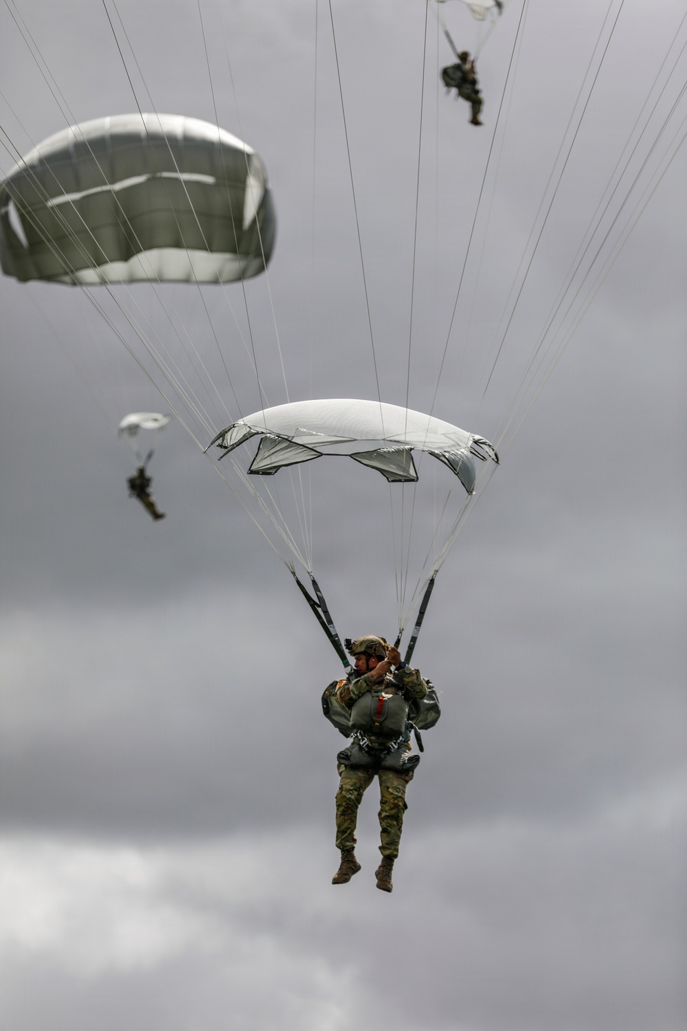 Paratroopers jump into Iron Mike DZ, Normandy 82