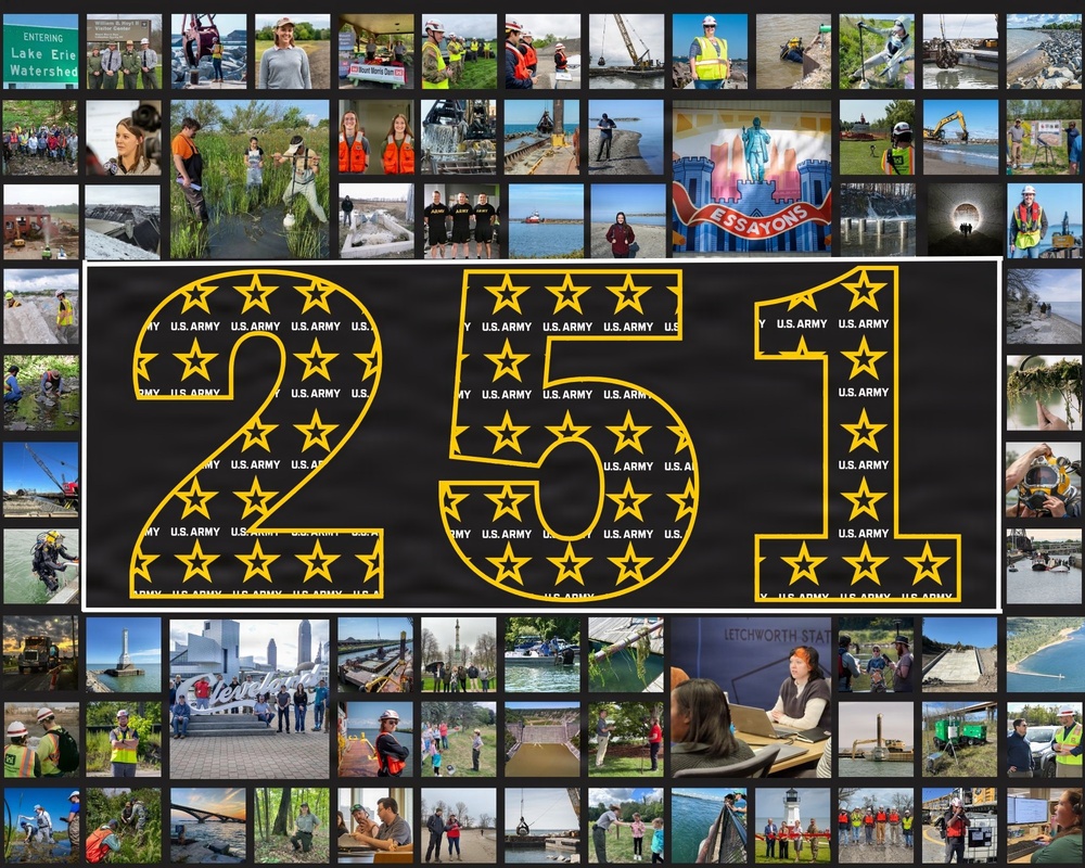 USACE Buffalo Celebrates the Army's 251st Birthday Through Mission-Focused Photo Collage