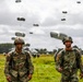 Paratroopers jump into Iron Mike DZ, Normandy 82