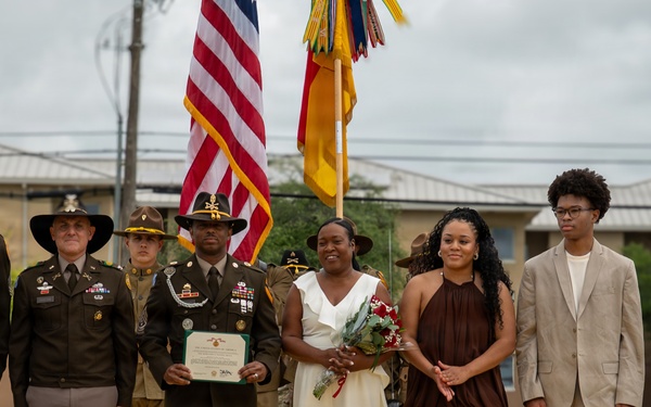 1st Cavalry Division Honors Retiring 1st Sgt. Edwin G. Williams
