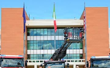 Vicenza Firefighters Bid Farewell to Fellow Firefighter