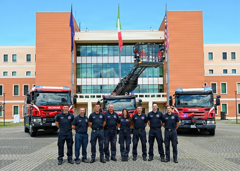 Vicenza Firefighters Bid Farewell to Fellow Firefighter