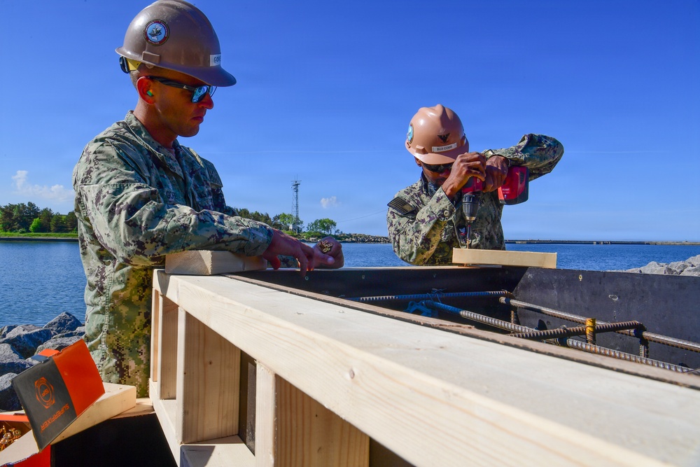 Amphibious Construction Battalion 1 prepares for Boat Ramp Construction during BALTOPS 2026