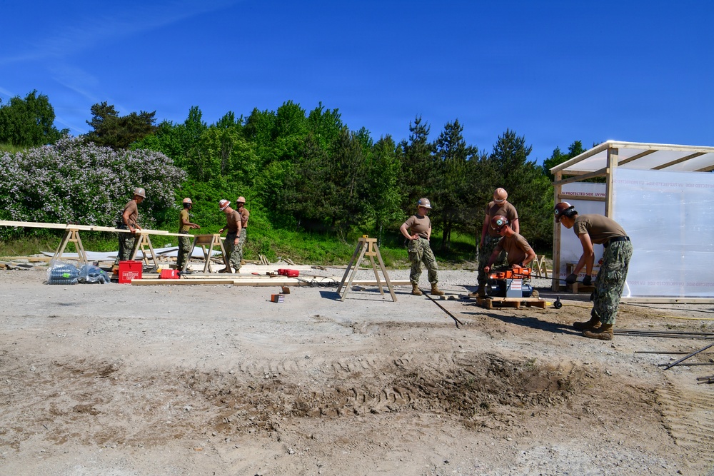 Amphibious Construction Battalion 1 prepares for Boat Ramp Construction during BALTOPS 2026