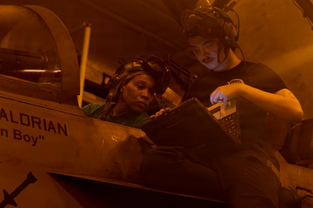 Abraham Lincoln Conducts Operations