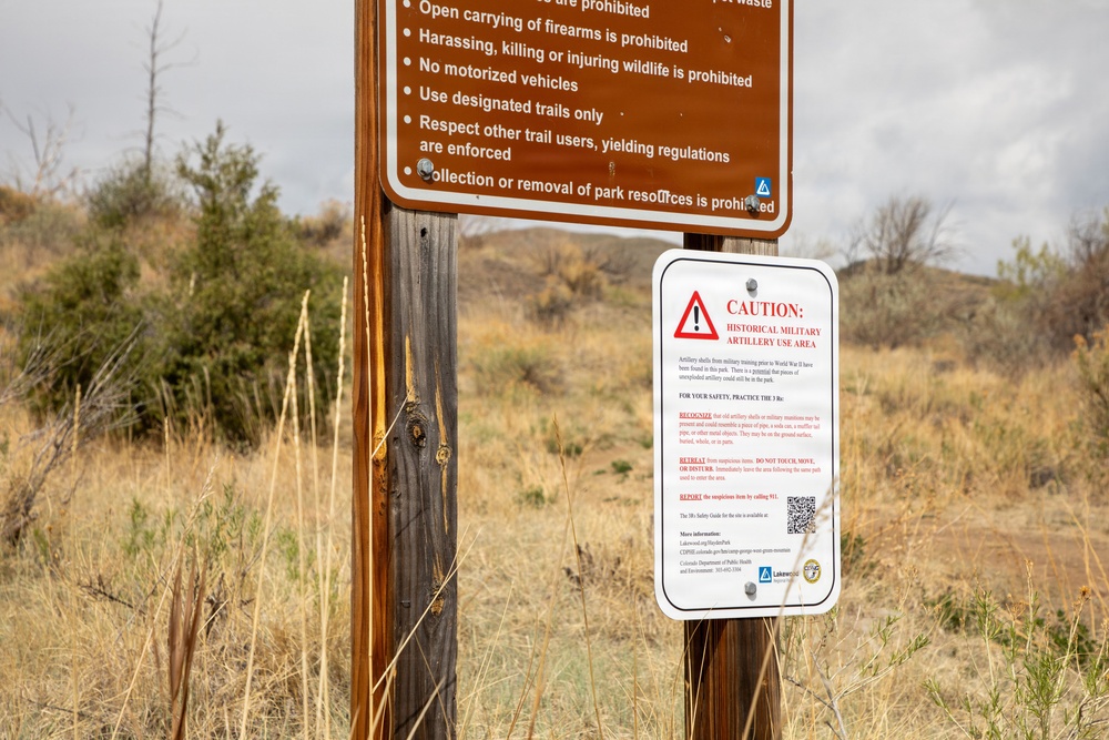 Former Camp George Wood Artillery Range site visit