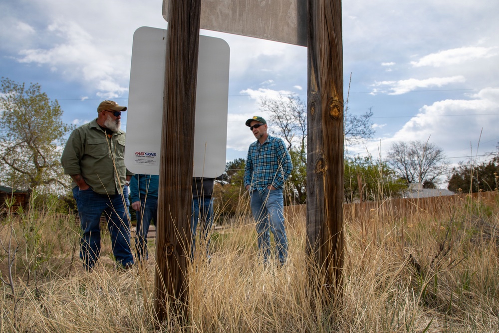 Former Camp George Wood Artillery Range site visit