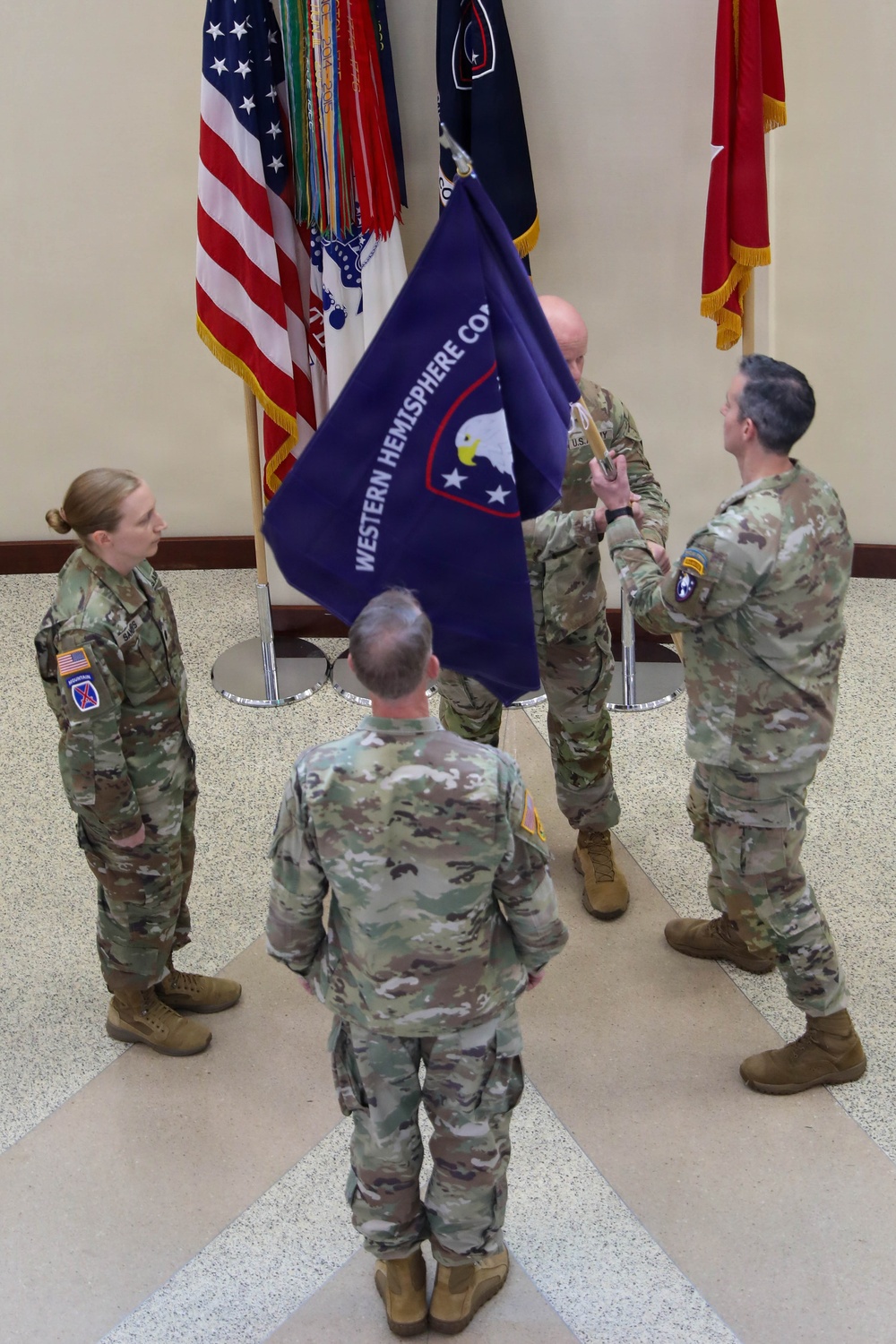 U.S. Army Western Hemisphere Command HHBN Change of Command