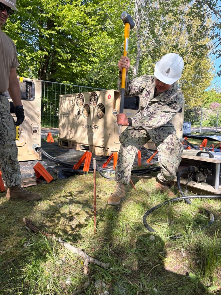Seabees Build Camp Infrastructure During BALTOPS 2026