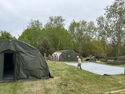 Seabees Build Camp Infrastructure During BALTOPS 2026
