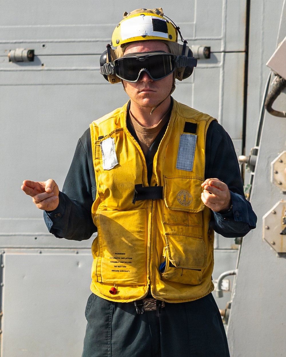 USS Rafael Peralta Enforces Maritime Blockade