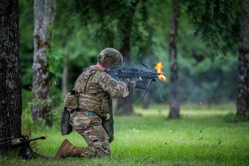 138th Fighter Wing Conducts Combat Readiness Exercise at Camp Gruber