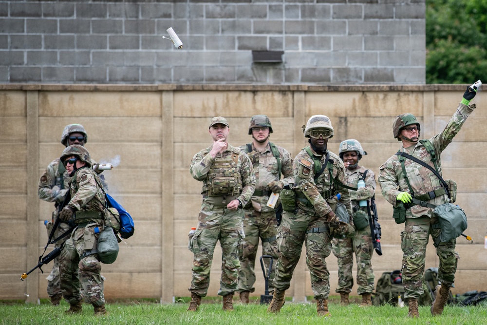 138th Fighter Wing Conducts Combat Readiness Exercise at Camp Gruber
