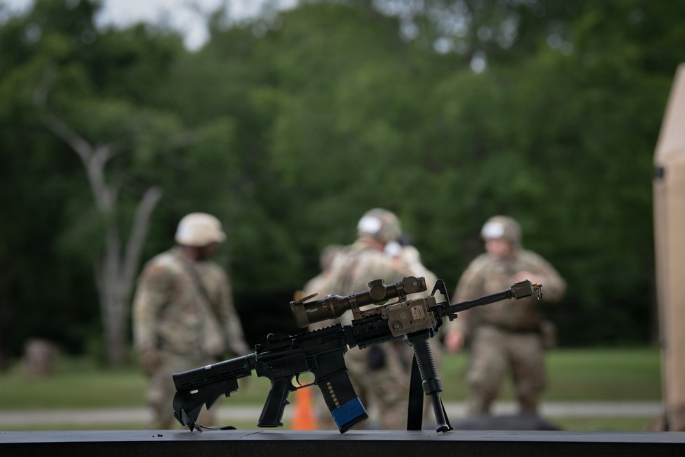138th Fighter Wing Conducts Combat Readiness Exercise at Camp Gruber