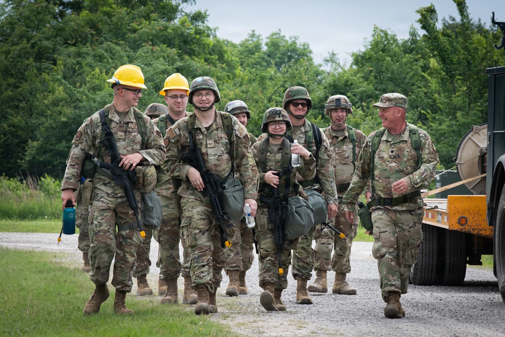 138th Fighter Wing Conducts Combat Readiness Exercise at Camp Gruber