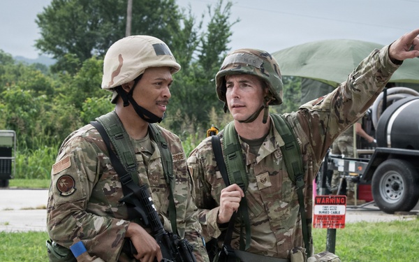 138th Fighter Wing Conducts Combat Readiness Exercise at Camp Gruber
