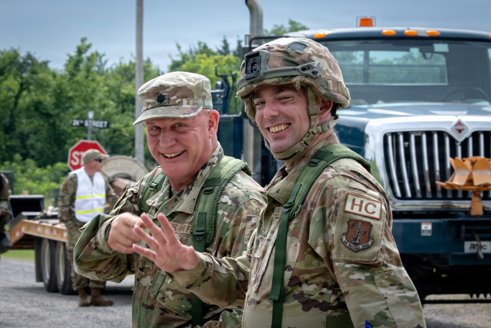 138th Fighter Wing Conducts Combat Readiness Exercise at Camp Gruber