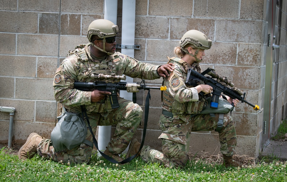 138th Fighter Wing Conducts Combat Readiness Exercise at Camp Gruber