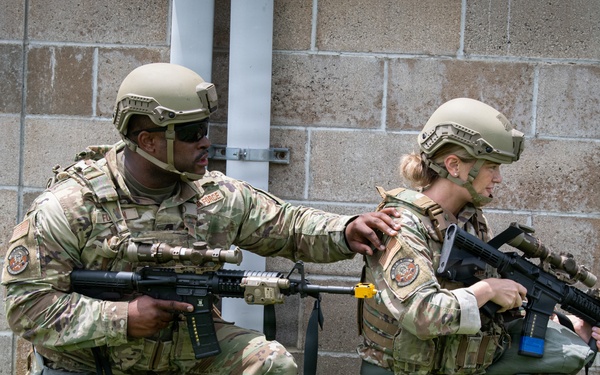 138th Fighter Wing Conducts Combat Readiness Exercise at Camp Gruber