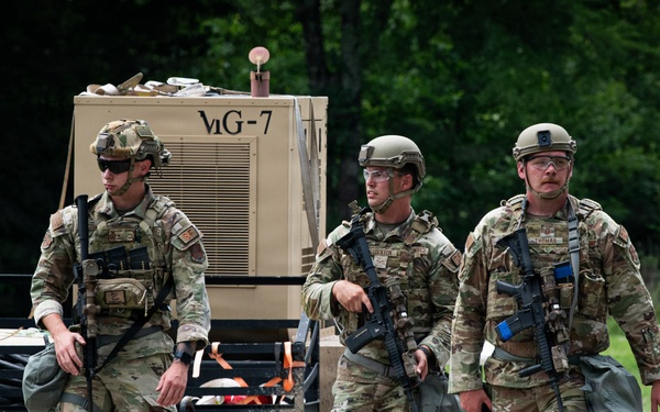 138th Fighter Wing Conducts Combat Readiness Exercise at Camp Gruber