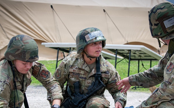 138th Fighter Wing Conducts Combat Readiness Exercise at Camp Gruber