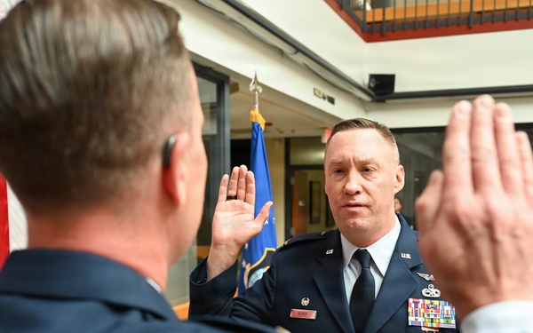 Col. Daniel E. Noyer Promoted During Ceremony at Travis AFB