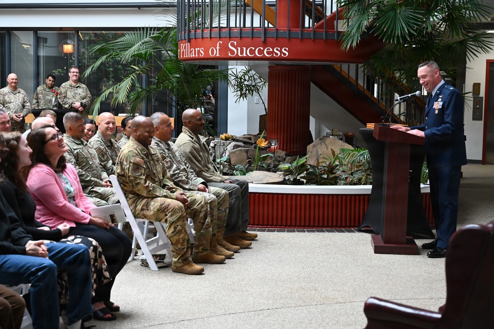 Col. Daniel E. Noyer Promoted During Ceremony at Travis AFB