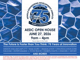 Arnold AFB gears up for 75th anniversary open house